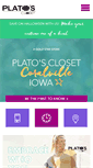 Mobile Screenshot of platosclosetiowacity.com